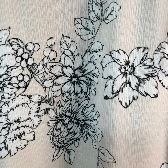 Lush blush floral wrap mini dress size M - Picture 5 of 6